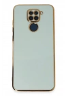 Mey İthalat®   Redmi Note 9 Kılıf Volet Silikon - Açık Yeşil