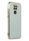 Mey İthalat®   Redmi Note 9 Kılıf Volet Silikon - Açık Yeşil