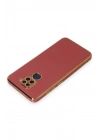 Mey İthalat®   Redmi Note 9 Kılıf Volet Silikon - Kırmızı