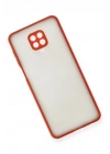 Mey İthalat®   Redmi Note 9 Pro Kılıf Montreal Silikon Kapak - Kırmızı