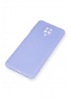 Mey İthalat®   Redmi Note 9 Pro Kılıf Nano içi Kadife Silikon - Lila