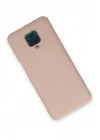 Mey İthalat®   Redmi Note 9 Pro Kılıf Nano içi Kadife Silikon - Pudra