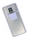 Mey İthalat®   Redmi Note 9 Pro Kılıf Palm Buzlu Kamera Sürgülü Silikon - Lila