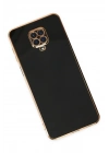 Mey İthalat®   Redmi Note 9 Pro Kılıf Volet Silikon - Siyah