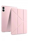 Mey İthalat®   Redmi Pad Pro 12.1 Kılıf Kalemlikli Mars Tablet Kılıfı - Rose Gold