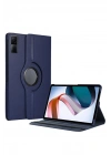 Mey İthalat®   Redmi Pad SE 4G Kılıf 360 Tablet Deri Kılıf - Lacivert