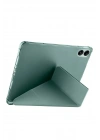 Mey İthalat®   Redmi Pad SE 4G Kılıf Kalemlikli Mars Tablet Kılıfı - Koyu Yeşil