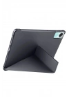 Mey İthalat®   Redmi Pad SE 4G Kılıf Kalemlikli Mars Tablet Kılıfı - Siyah