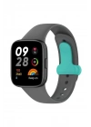 Mey İthalat®   Redmi Watch 3 Origin Silikon Kordon - Füme