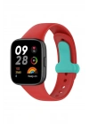 Mey İthalat®   Redmi Watch 3 Origin Silikon Kordon - Kırmızı