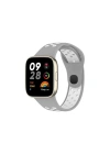 Mey İthalat®   Redmi Watch 3 Spor Delikli Kordon - Gri-Beyaz