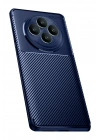 Mey İthalat®   Reno 11 FS Kılıf Auto Focus Karbon Kapak - Lacivert
