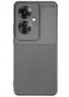 Mey İthalat®   Reno 11F Kılıf Auto Focus Karbon Kapak - Gri