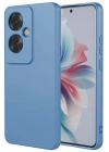 Mey İthalat®   Reno 11F Kılıf First Silikon - Mavi