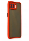 Mey İthalat®   Reno 4 Lite Kılıf Montreal Silikon Kapak - Kırmızı