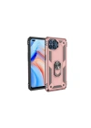 Mey İthalat®   Reno 4 Lite Kılıf Sofya Yüzüklü Silikon Kapak - Rose