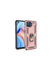 Mey İthalat®   Reno 4 Lite Kılıf Sofya Yüzüklü Silikon Kapak - Rose