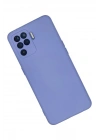 Mey İthalat®   Reno 5 Lite Kılıf Nano içi Kadife Silikon - Lila