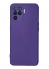 Mey İthalat®   Reno 5 Lite Kılıf Nano içi Kadife Silikon - Mor