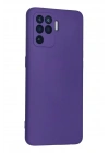 Mey İthalat®   Reno 5 Lite Kılıf Nano içi Kadife Silikon - Mor