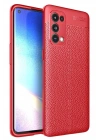 Mey İthalat®   Reno 5 Pro Kılıf Auto Focus Kapak - Kırmızı