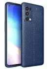 Mey İthalat®   Reno 5 Pro Kılıf Auto Focus Kapak - Lacivert