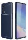 Mey İthalat®   Reno 5 Pro Kılıf Auto Focus Karbon Kapak - Lacivert