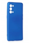 Mey İthalat®   Reno 5 Pro Kılıf First Silikon - Mavi