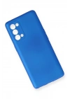Mey İthalat®   Reno 5 Pro Kılıf First Silikon - Mavi