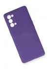 Mey İthalat®   Reno 5 Pro Kılıf Nano içi Kadife Silikon - Mor