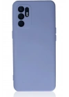 Mey İthalat®   Reno 6 Kılıf Nano içi Kadife Silikon - Lila