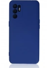 Mey İthalat®   Reno 6 Kılıf Nano içi Kadife Silikon - Mavi