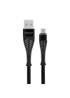 Mey İthalat®  S61 Micro USB Kablo 1.2M 2.1A - Siyah