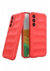 Mey İthalat®  Samsung A36 Kılıf Optimum Silikon - Kırmızı