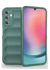 Mey İthalat®  Samsung A36 Kılıf Optimum Silikon - Koyu Yeşil