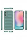 Mey İthalat®  Samsung A36 Kılıf Optimum Silikon - Koyu Yeşil