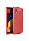 Mey İthalat®  Samsung Galaxy A01 Core Kılıf Auto Focus Kapak - Kırmızı