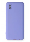Mey İthalat®  Samsung Galaxy A01 Core Kılıf First Silikon - Lila
