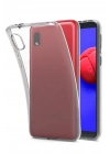 Mey İthalat®  Samsung Galaxy A01 Core Kılıf Lüx Şeffaf Silikon