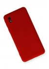 Mey İthalat®  Samsung Galaxy A01 Core Kılıf Nano içi Kadife Silikon - Kırmızı