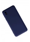 Mey İthalat®  Samsung Galaxy A01 Core Kılıf Nano içi Kadife Silikon - Lacivert