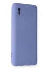 Mey İthalat®  Samsung Galaxy A01 Core Kılıf Nano içi Kadife Silikon - Lila
