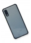 Mey İthalat®  Samsung Galaxy A02 Kılıf Miami Şeffaf Silikon - Lacivert