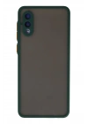 Mey İthalat®  Samsung Galaxy A02 Kılıf Montreal Silikon Kapak - Yeşil