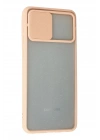 Mey İthalat®  Samsung Galaxy A02 Kılıf Palm Buzlu Kamera Sürgülü Silikon - Pembe