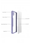 Mey İthalat®  Samsung Galaxy A02 Kılıf Platin Silikon - Sarı