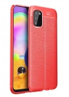 Mey İthalat®  Samsung Galaxy A02S Kılıf Auto Focus Kapak - Kırmızı
