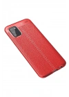 Mey İthalat®  Samsung Galaxy A02S Kılıf Auto Focus Kapak - Kırmızı