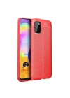 Mey İthalat®  Samsung Galaxy A02S Kılıf Auto Focus Kapak - Kırmızı