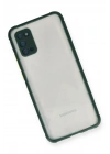 Mey İthalat®  Samsung Galaxy A02S Kılıf Miami Şeffaf Silikon - Koyu Yeşil
